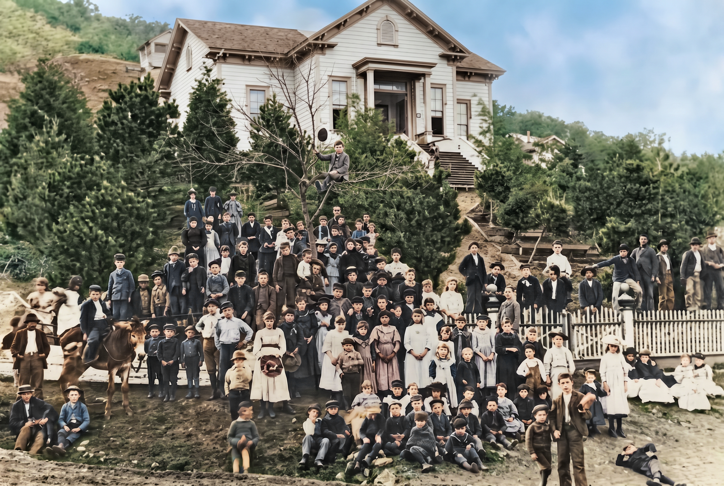 Englishtown Schoolhouse, c. 1888